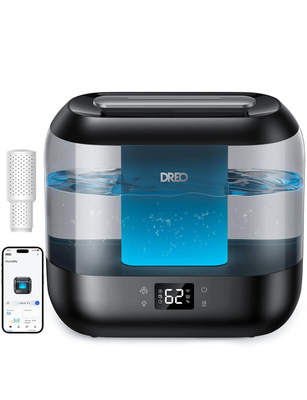Dreo 4L Smart Cool Mist Humidifier- Quiet Ultrasonic Air Moisturizer With Essential Oil Diffuser